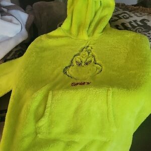Lime Green Hooded Sweater